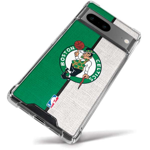 NBA Boston Celtics Canvas Google Pixel 8a Clear Case